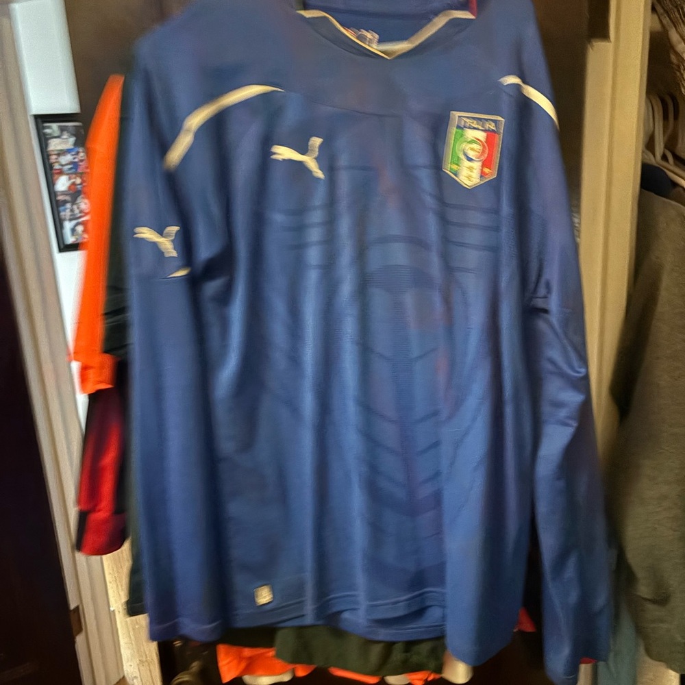 Puma Blue Italy National Team Jersey